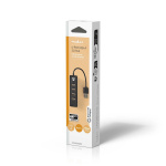 Nedis USB-keskitin | USB-A Male | 4x USB A Female | 4-Porttinen port(s) | USB 2.0 | USB Virta Nedis USB-keskitin | USB-A Male | 4x USB A Female | 4-Porttinen port(s) | USB 2.0 | USB Virta