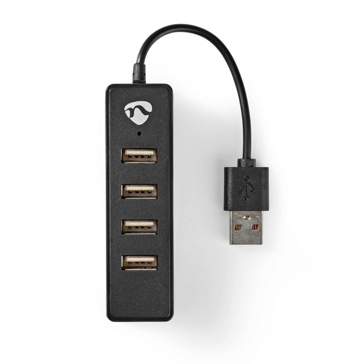 Nedis USB-keskitin | USB-A Male | 4x USB A Female | 4-Porttinen port(s) | USB 2.0 | USB Virta Nedis USB-keskitin | USB-A Male | 4x USB A Female | 4-Porttinen port(s) | USB 2.0 | USB Virta