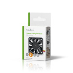 Nedis DC-tuuletin | DC | Tuulettimen koko: 40 mm | 3-Pin | 27.9 dBA | Musta