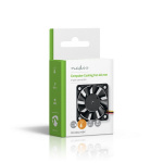 Nedis DC-tuuletin | DC | Tuulettimen koko: 40 mm | 3-Pin | 27.9 dBA | Musta