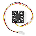 Nedis DC-tuuletin | DC | Tuulettimen koko: 40 mm | 3-Pin | 27.9 dBA | Musta