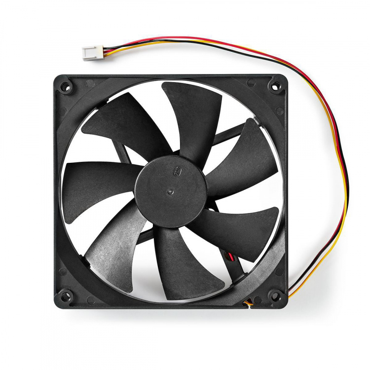 Nedis DC-tuuletin | DC | Tuulettimen koko: 140 mm | 3-Pin | 24.9 dBA | Musta