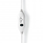 Nedis Sähköinen Peitto | Alushuopa | 1 Henkilö | 150 x 80 cm | 3 Lämpöasetusta | Pestävä | Ylikuumenemissuoja | Mikrokuitu / Polyesteri