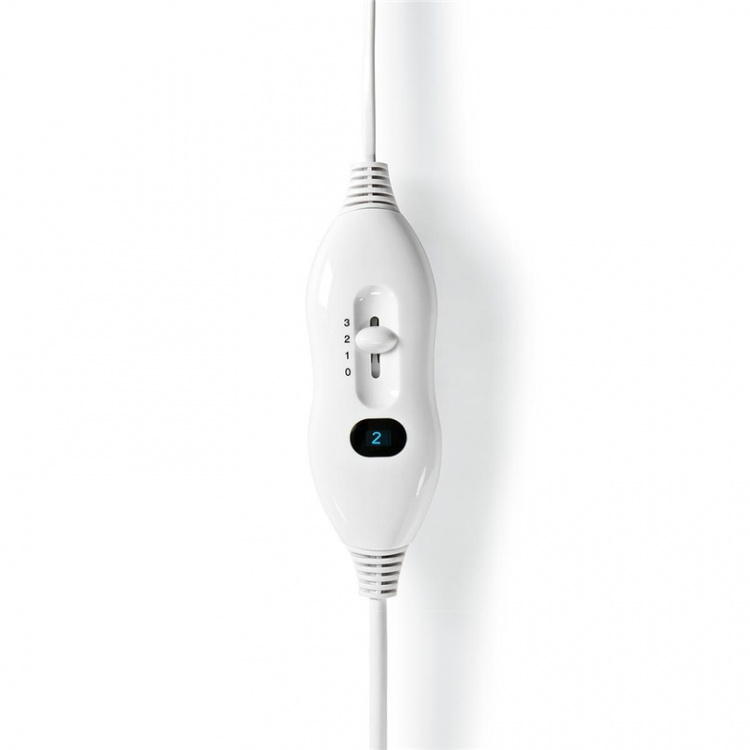 Nedis Sähköinen Peitto | Alushuopa | 1 Henkilö | 150 x 80 cm | 3 Lämpöasetusta | Pestävä | Ylikuumenemissuoja | Mikrokuitu / Polyesteri