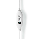 Nedis Sähköinen Peitto | Alushuopa | 1 Henkilö | 150 x 80 cm | 3 Lämpöasetusta | Pestävä | Ylikuumenemissuoja | Mikrokuitu / Polyesteri