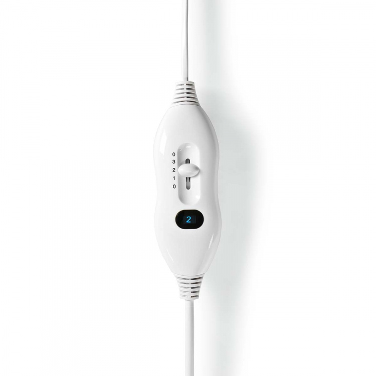 Nedis Sähköinen Peitto | Alushuopa | 1 Henkilö | 150 x 80 cm | 3 Lämpöasetusta | Pestävä | Ylikuumenemissuoja | Mikrokuitu / Polyesteri