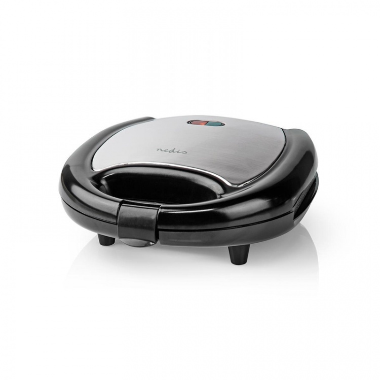 Nedis Vohvelinvalmistaja | Belgian vohvelit | 22 x 12 cm | 750 W | Automaattisella lämpötilan ohjauksella | Alumiini / Muovi