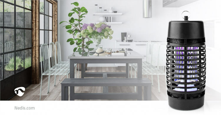 Nedis Hyttysvaloansa | 3 W | Lampun tyyppi: LED valo | Vaikutusetäisyys: 30 m² | Musta Nedis Hyttysvaloansa | 3 W | Lampun tyyppi: LED valo | Vaikutusetäisyys: 30 m² | Musta