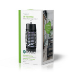 Nedis Hyttysvaloansa | 3 W | Lampun tyyppi: LED valo | Vaikutusetäisyys: 30 m² | Musta Nedis Hyttysvaloansa | 3 W | Lampun tyyppi: LED valo | Vaikutusetäisyys: 30 m² | Musta