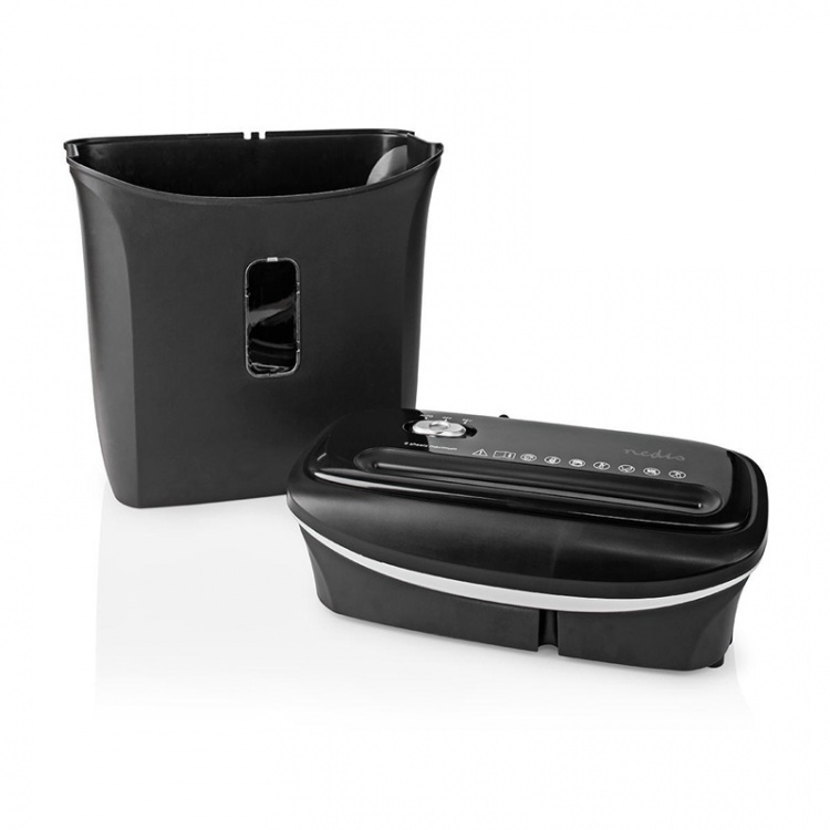 Nedis Paperisilppuri | Poikkileikkaus | 6x A4-sivuja | 12 l | Turvastandardi: DIN 4 | 300 W | Musta