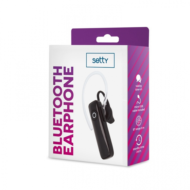 Setty Bluetooth-kuulokkeet SBT-01, musta