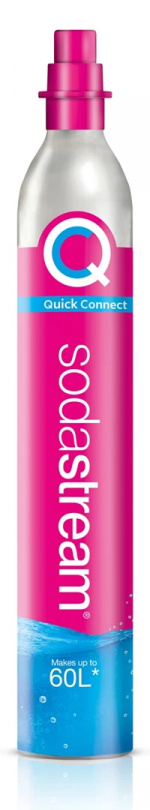 SodaStream hiilihapotussylinteri Quick Connect -tekniikalla varustettuna