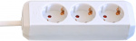 Brennenstuhl Eco-Line, haarapistorasia 3-kertainen (5m kaapeli), valkoinen
