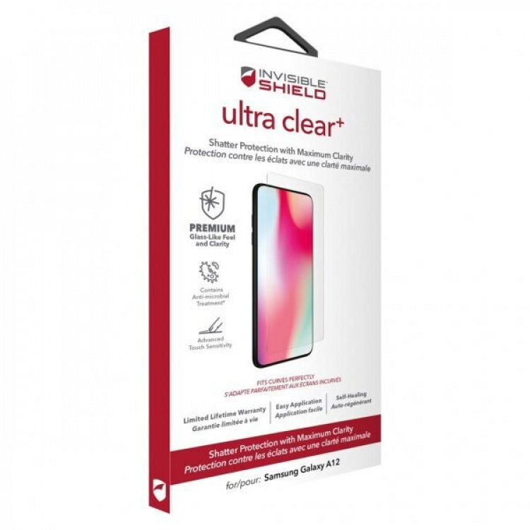 ZAGG InvisibleShield Ultra Clear+ Samsung Galaxy A12 -näyttö ZAGG InvisibleShield Ultra Clear+ Samsung Galaxy A12 -näyttö