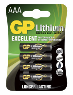 GP Lithium AAA 4 kpl (B) GP Lithium AAA 4 kpl (B)