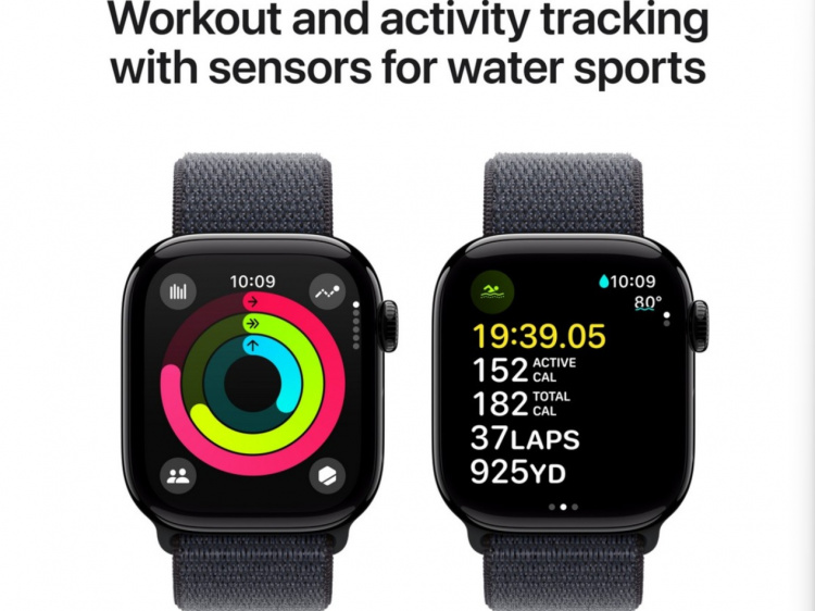 Apple Watch Series 10 GPS 42mm Alumiini (gagattimusta)