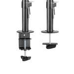 Kahden näytön pöytäteline ja kaksi Acer-näyttöä – Käytetty, Luokka C