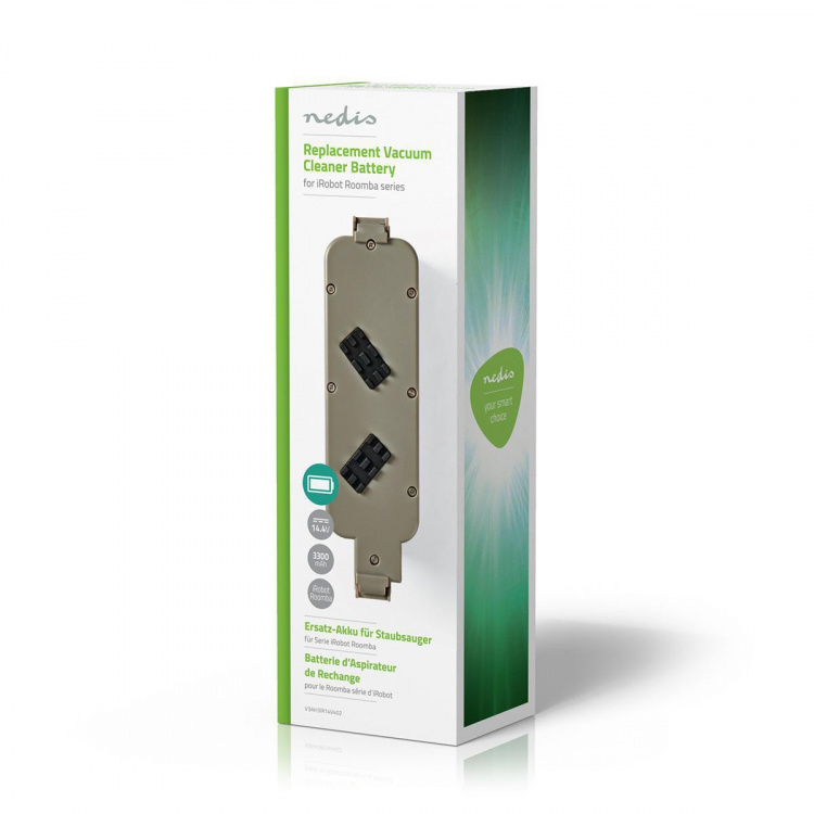 Nedis Pölynimurin Akku | Sopiva: iRobot iTouchless AV / iRobot M-288 / iRobot M-488 / iRobot Roomba 440 | Ni-MH | 14.4 V DC | 3300 mAh | 47.52 Wh