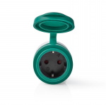 RF-Pistoke | 433 MHz | IP44 | 2300 W | Maadoitettu virtaliitin / Tyyppi F (CEE 7/7) | -20 - 50 °C | Musta / Vihreä
