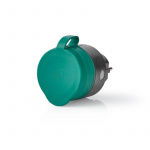 RF-Pistoke | 433 MHz | IP44 | 2300 W | Maadoitettu virtaliitin / Tyyppi F (CEE 7/7) | -20 - 50 °C | Musta / Vihreä