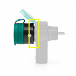 RF-Pistoke | 433 MHz | IP44 | 2300 W | Maadoitettu virtaliitin / Tyyppi F (CEE 7/7) | -20 - 50 °C | Musta / Vihreä