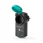 Nedis RF-Pistoke | Mesh / RF, frequency 433 Mhz | IP44 | 3680 W | Maadoitettu virtaliitin / Tyyppi F (CEE 7/7) | -20 - 50 °C | Musta / Vihreä