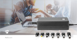 Nedis AC Yleisvirtalähde | 36 W | 5 - 24 V DC | 1.80 m | 2.4 A - 3.0 A A | 7 plug(s) | Musta