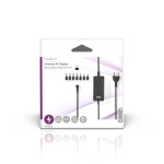 Nedis AC Yleisvirtalähde | 36 W | 5 - 24 V DC | 1.80 m | 2.4 A - 3.0 A A | 7 plug(s) | Musta