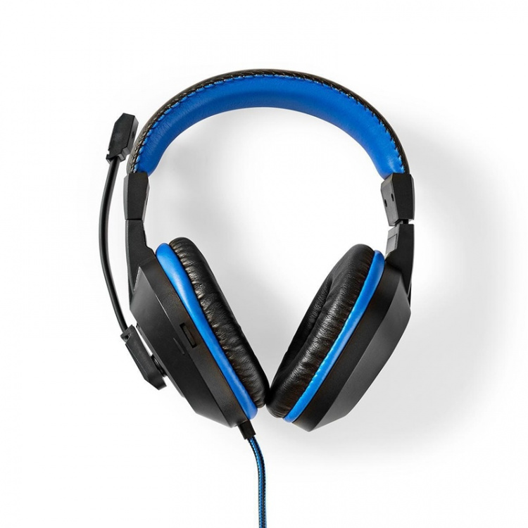 Nedis Pelisetti | 4-in-1 | Näppäimistö, kuulokkeet, hiiri ja hiirimatto | Musta / Sininen | QWERTZ | DE Näppäinasettelu