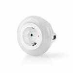 Nedis Plug-In LED Yövalo | Hämärätunnistin | 3680 W | 10 lm | Sininen / Valkoinen / Vihreä