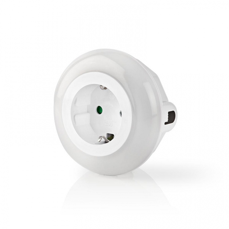 Nedis Plug-In LED Yövalo | Hämärätunnistin | 3680 W | 10 lm | Sininen / Valkoinen / Vihreä