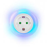 Nedis Plug-In LED Yövalo | Hämärätunnistin | 3680 W | 10 lm | Sininen / Valkoinen / Vihreä