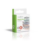 Nedis Ilmaisimen kiinnitys | Halkaisija: 39.4 mm | Magneettinen | Kiinnitysteippi | Hopea Nedis Ilmaisimen kiinnitys | Halkaisija: 39.4 mm | Magneettinen | Kiinnitysteippi | Hopea