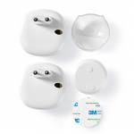Nedis Langaton Ovikellosarja | Verkkovirtakäyttöinen | 220 - 240 V AC 50 Hz | 1x CR2032 | Äänenvoimakkuus: 80 dB | Signaalin kantama: 300 m | IP44 | Säädettävä äänenvoimakkuus | 36 Melodiaa | 2 Vastaanottimet | Valkoinen