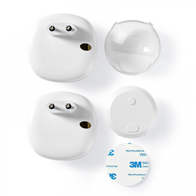 Nedis Langaton Ovikellosarja | Verkkovirtakäyttöinen | 220 - 240 V AC 50 Hz | 1x CR2032 | Äänenvoimakkuus: 80 dB | Signaalin kantama: 300 m | IP44 | Säädettävä äänenvoimakkuus | 36 Melodiaa | 2 Vastaanottimet | Valkoinen Nedis Langaton Ovikellosarja | Verkkovirtakäyttöinen | 220 - 240 V AC 50 Hz | 1x CR2032 | Äänenvoimakkuus: 80 dB | Signaalin kantama: 300 m | IP44 | Säädettävä äänenvoimakkuus | 36 Melodiaa | 2 Vastaanottimet | Valkoinen