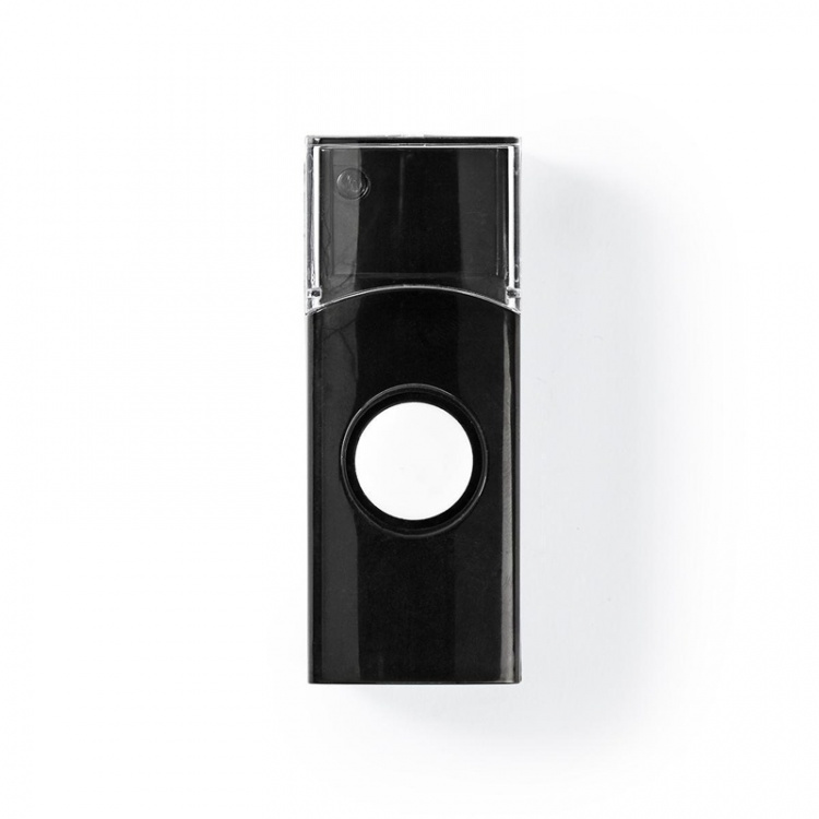 Nedis Langaton Ovikellosarja | Paristokäyttöinen | 3 V DC | 1x CR2032 | Äänenvoimakkuus: 80 dB | Signaalin kantama: 300 m | IP44 | 36 Melodiaa | 1 Vastaanotin | Musta