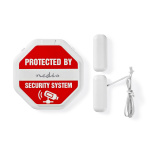 Nedis Ovi- ja Ikkunahälytin | Paristokäyttöinen | 2x CR2032 | 85 dB | Valkoinen Nedis Ovi- ja Ikkunahälytin | Paristokäyttöinen | 2x CR2032 | 85 dB | Valkoinen