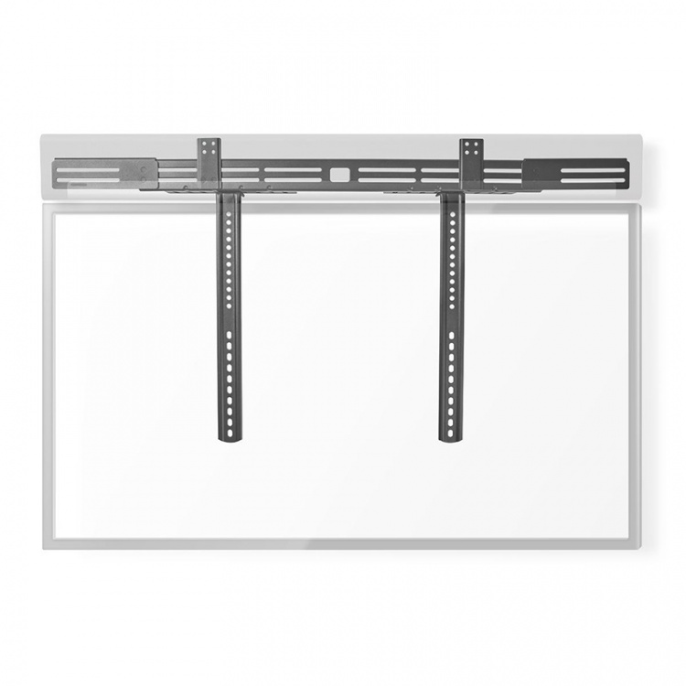 Nedis Soundbar-teline | Sopii käytettäväksi: Yleismalli | Kiinnitetään TV:hen | 10 kg | Säädettävä syvyys | Teräs | Musta