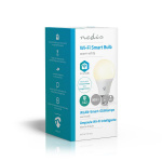 Nedis SmartLife LED-Lamppu | Wi-Fi | B22 | 800 lm | 9 W | Lämmin Valkoinen | 2700 K | Android™ / IOS | A60 | 1 kpl