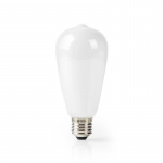 Nedis SmartLife LED Filamenttilamppu | E27 | 500 lm | 5 W | Lämmin Valkoinen | 2700 K | Lasi | Android™ / IOS | ST64 | 1 kpl