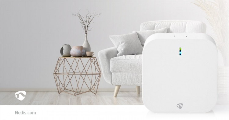 Nedis SmartLife Yhdyskäytävä | Zigbee 3.0 | 40 Laitetta | USB Virta | Android™ / IOS | Valkoinen