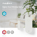 Nedis SmartLife-oviikkuna-anturi | Zigbee 3.0 | Paristokäyttöinen | Android™ / IOS | Valkoinen
