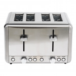 Champion Brödrost 4 skivor Rostfri