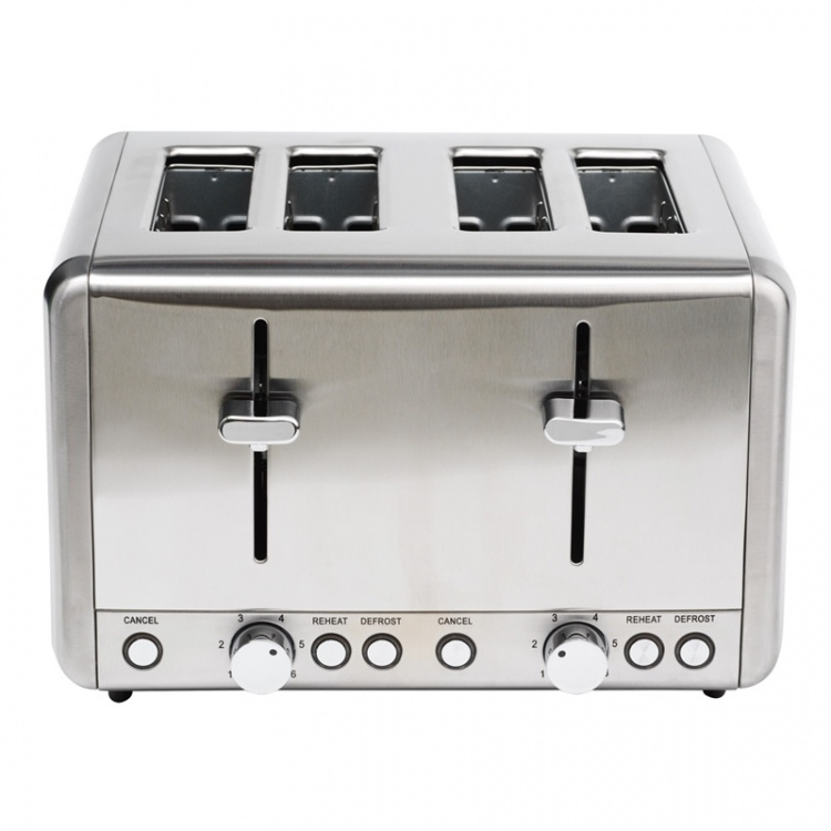 Champion Brödrost 4 skivor Rostfri