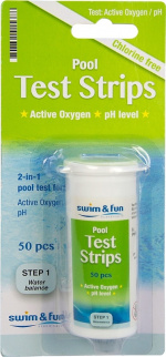 Teststickor för pH-värde/aktivt syre 50 st