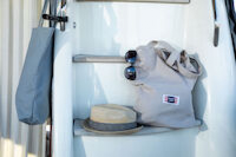 Lord Nelson Victory Coast Life, kangaspussi Coast Life, laivastonsininen, 37x10x42 cm