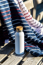 Orrefors Hunting Termosflaska med bambulock, Mörkgrön