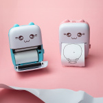 Maxlife MXTP-100 Lämpötulostin - Kannettava minitulostin Bluetoothilla, vaaleanpunainen väri 