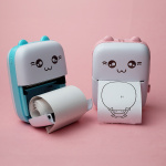 Maxlife MXTP-100 Lämpötulostin - Kannettava minitulostin Bluetoothilla, vaaleanpunainen väri 