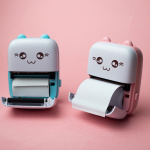 Maxlife MXTP-100 Lämpötulostin - Kannettava minitulostin Bluetoothilla, vaaleanpunainen väri 